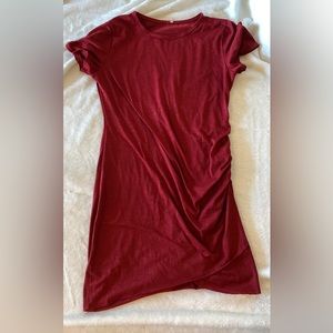 Red tshirt dress